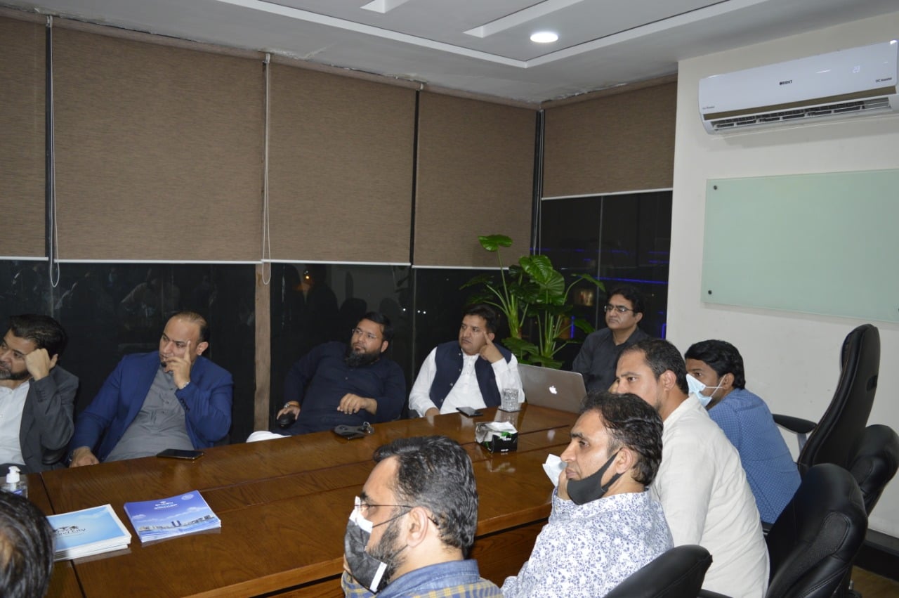 An interactive session between the officials of GBA Group and Jumpstart Pakistan
